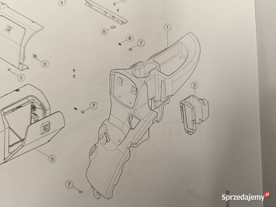 CLAAS AXION 810850 CMATIC A31 PANEL TAPICERKA Stalewo sprzedam