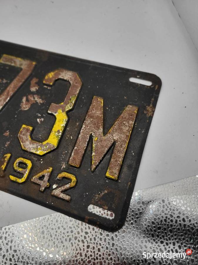 STARA TABLICA USA 1942 R WILLYS DODGE FORD Rybnik