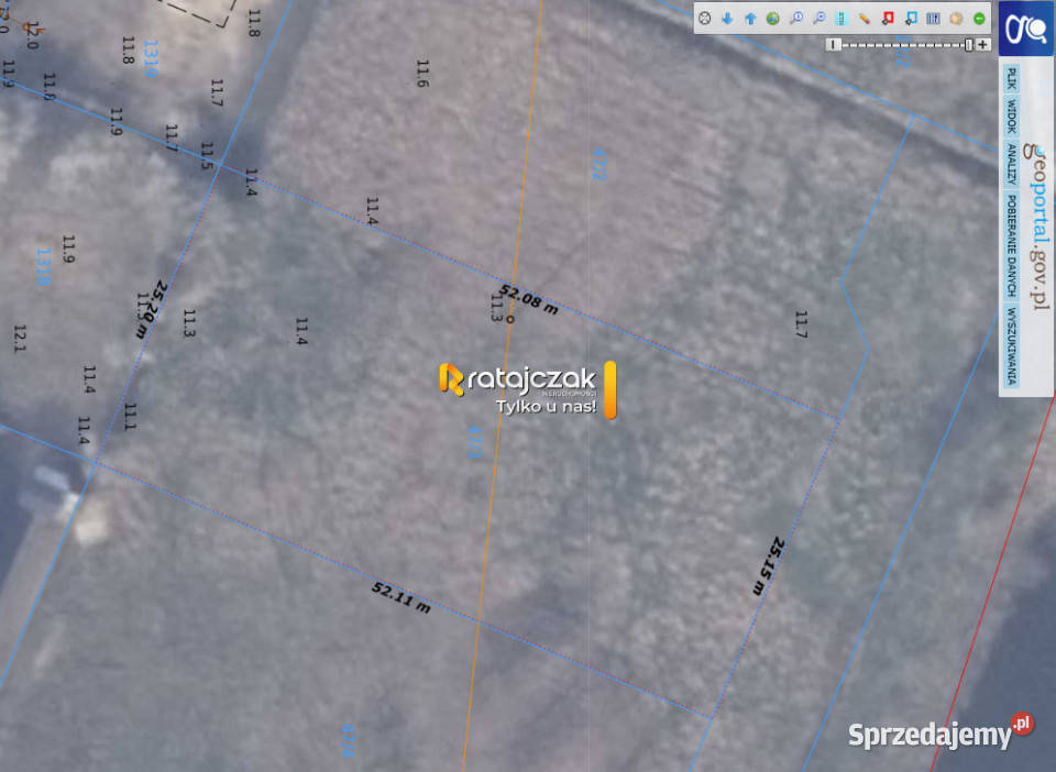 Do sprzedaży działka 1156m2 Wierzchucino
