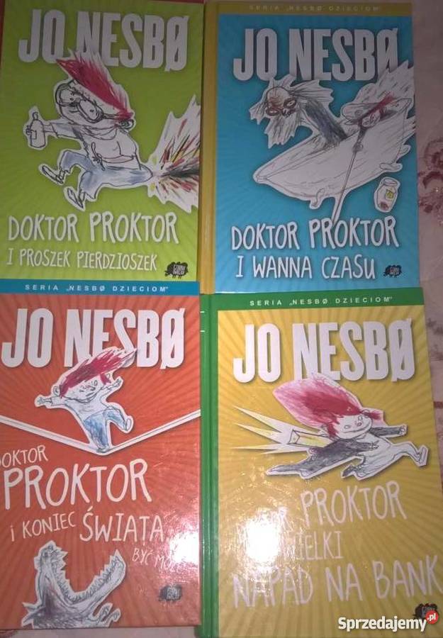 Książki Jo Nesbo Doktor Proktor 4 częsci Drawno