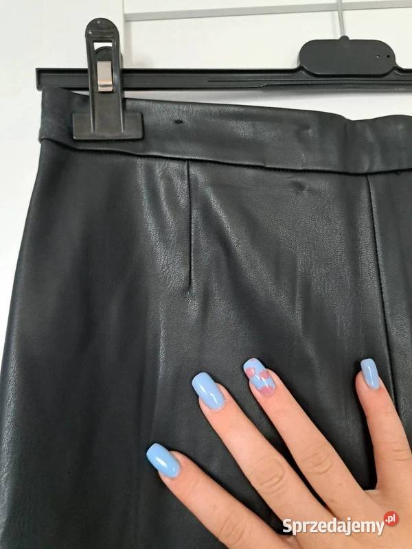 Spodnie skórzane Zara elegancja i charakter S sprzedam