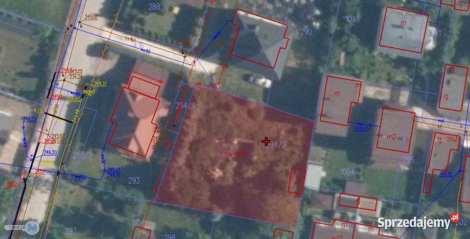 Grunt 718m2 Jędrzejów Sprzedaż świętokrzyskie
