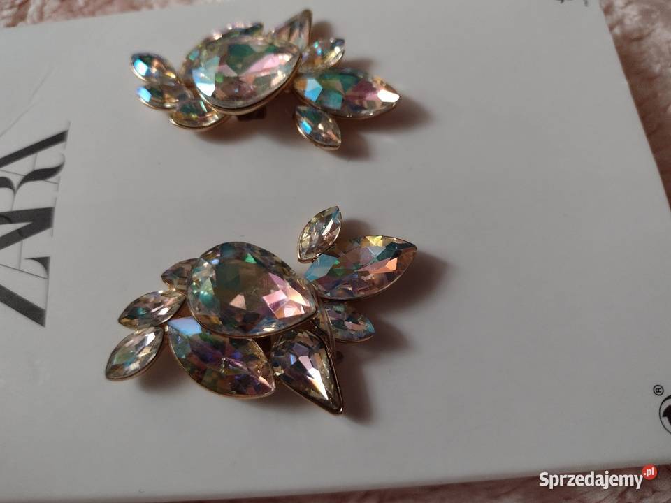 ZARAEkskluzywne kolczyki biznesowe wieczorowe Kraków sprzedam