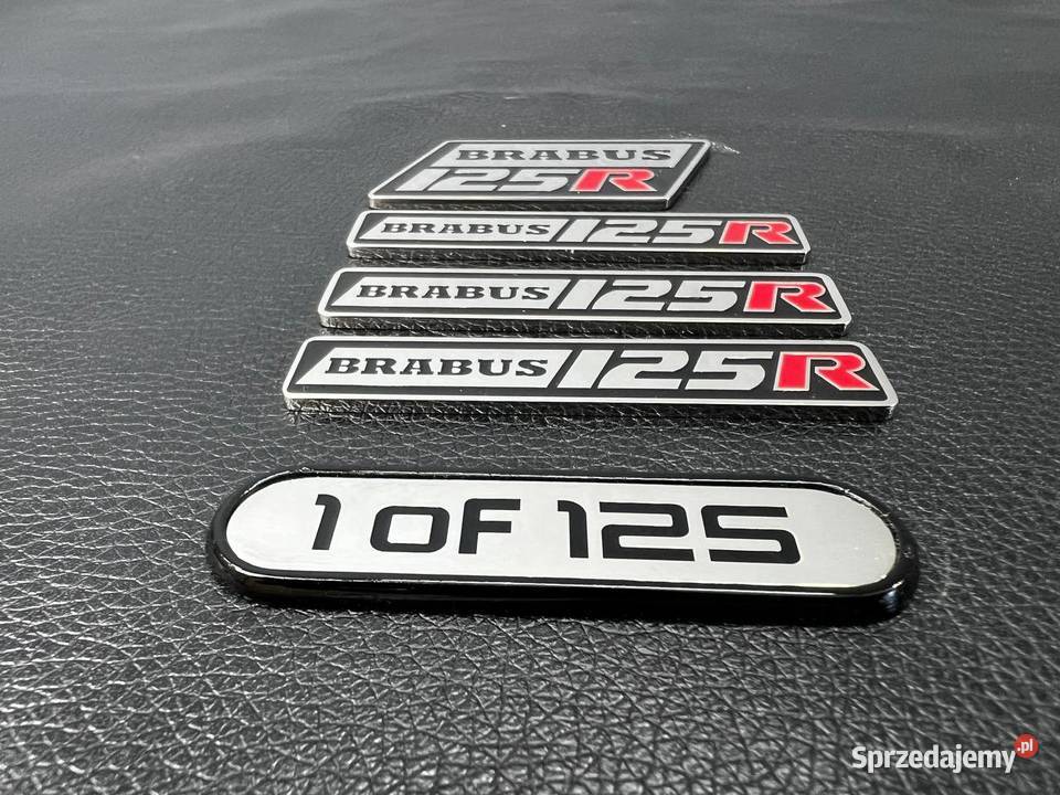Smart 453 Brabus 125 R Zestaw Emblematow Chełm
