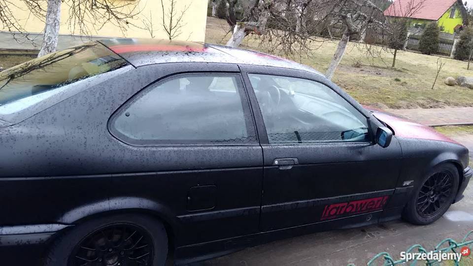 BMW E36 M3 MPAKIETTuningCzarny MatGwintAluSkóry benzyna Gutowiec