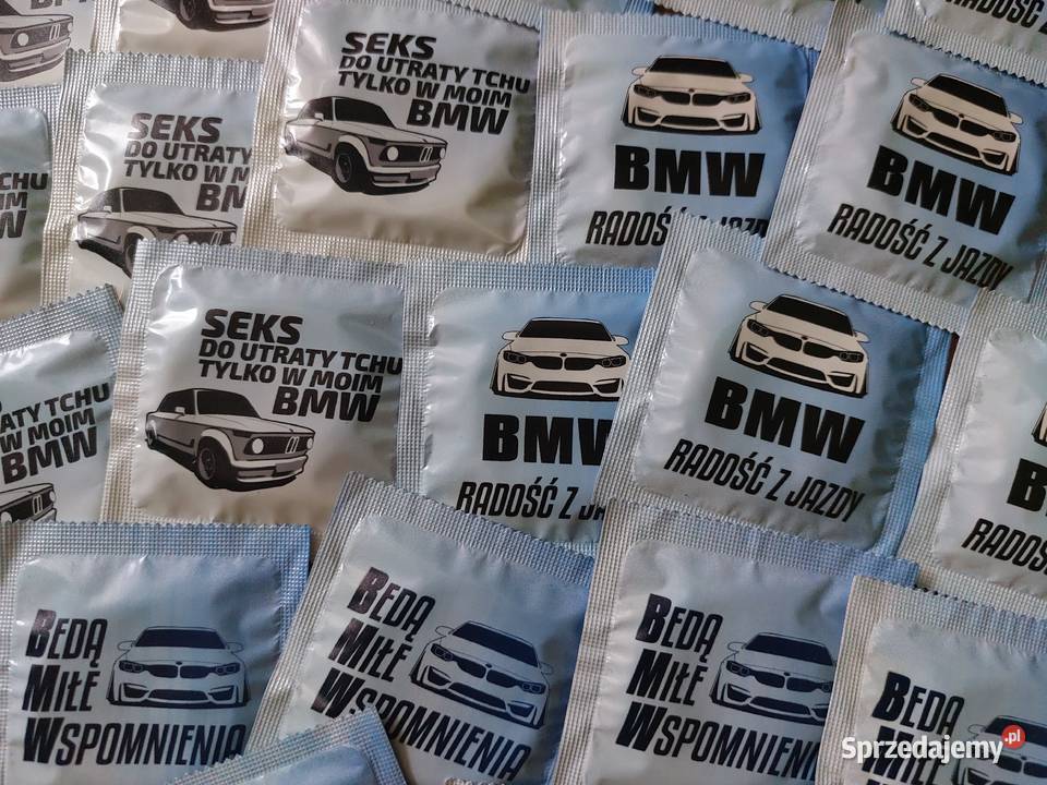 Prezerwatywy z nadrukiem BMW Radość z jazdy Pozostałe śląskie Gliwice