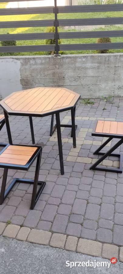 Stolik ogrodowy solidny loft Limanowa