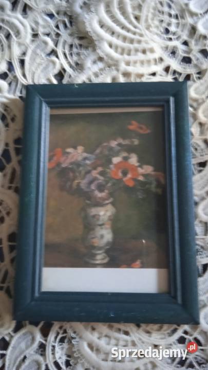 ZIELONA RAMKA DREWNIANA DO ZDJĘĆ POD SZKŁEM Wyposażenie wnętrz Piła