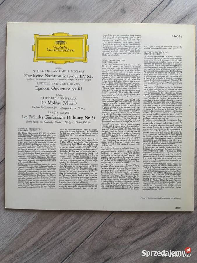 Album winylowy Eine Kleine Nachtmusik i inne wielkopolskie Wronki