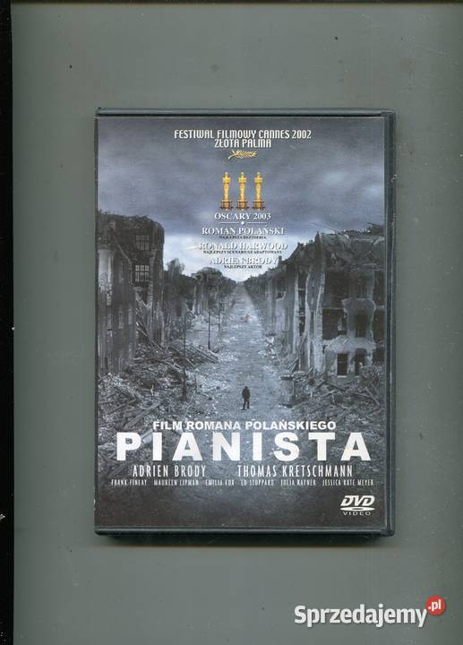 Pianista film Romana Polańskiego Film DVD Szczecin sprzedam