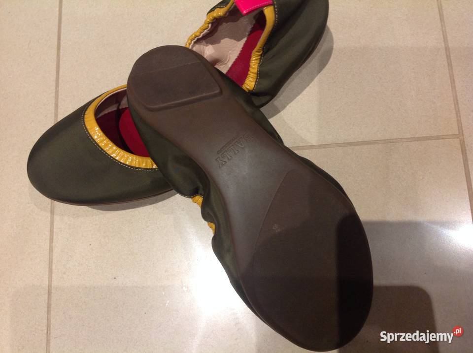 Baleriny Damskie BALLY r 37 khaki