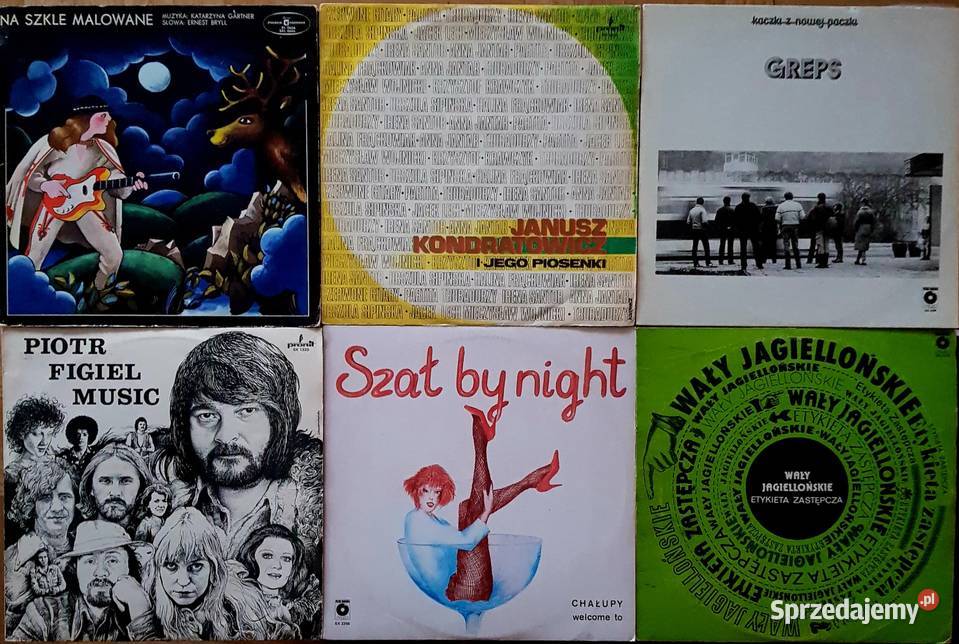 Zestaw winyli na gramofonDyskografia Polski FOLK etno/folk