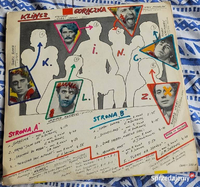 Klincz Gorączka płyta winylowa z roku 1984