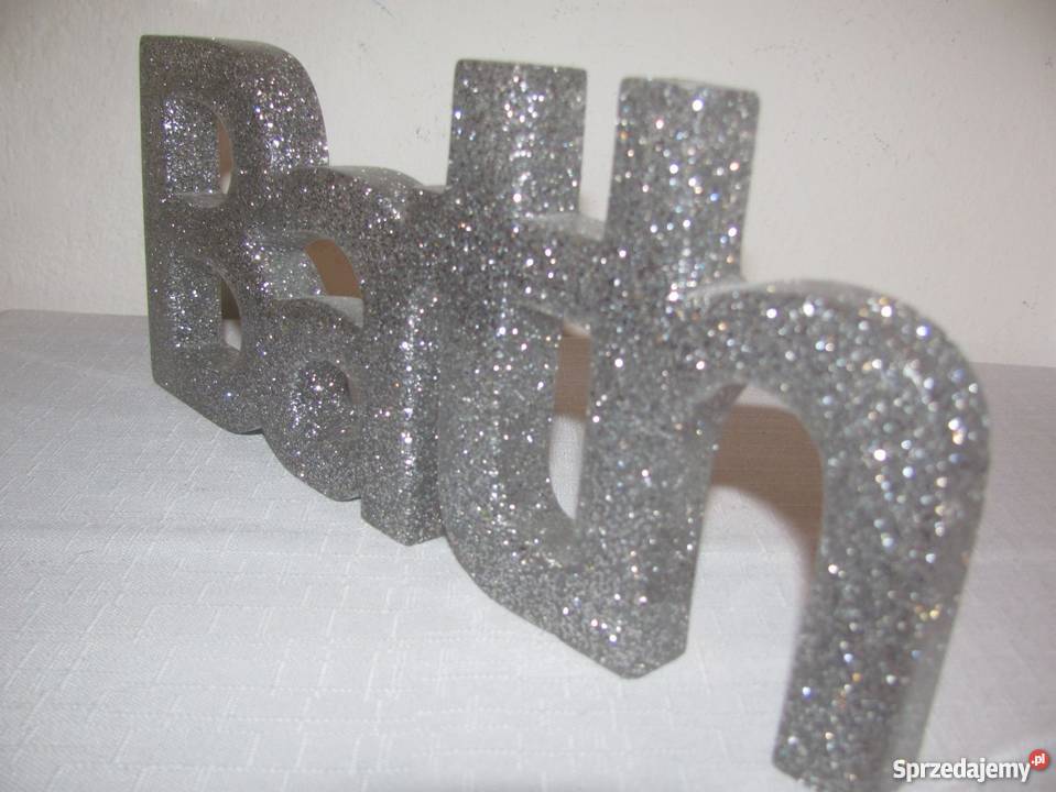 Dekoracyjny napis BATH do pokoju kąpielowego czy Zamość