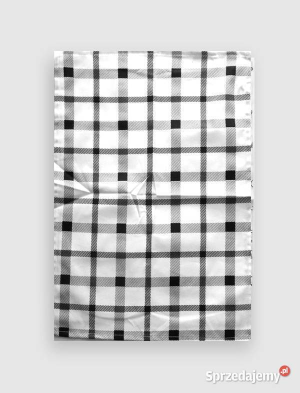 kuchenna serwetka z bawełnybiało czarna serweta łódzkie Łódź