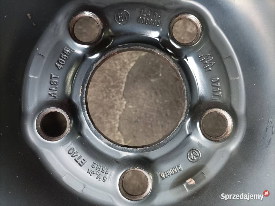 Koła stalowe R 15 5x100 Seat Vw Skoda Ruda Śląska