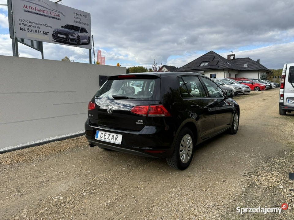 Volkswagen Golf VII 13r benzyna czujniki przód i czarny Konradów