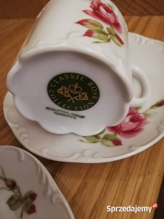 Porcelana sygnowana wazony filiżanki Porcelana i szkło Ropa