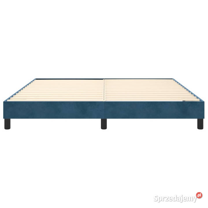 Rama łóżka bez materaca ciemnoniebieska 25cm