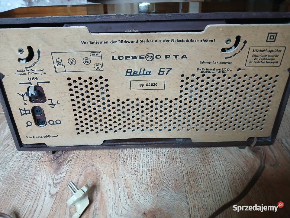 Radio lampowe firmy Loewe Opta z 60 lat Kraków