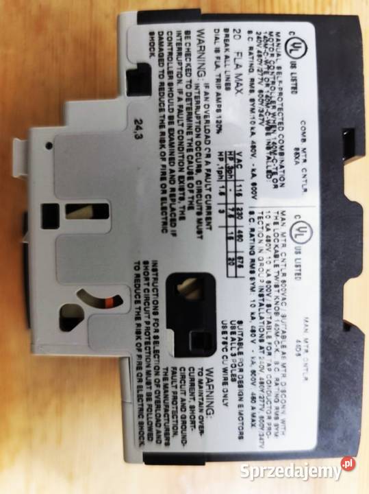 Wyłącznik silnikowy AllenBradley 140MC2EC20 mazowieckie Warszawa