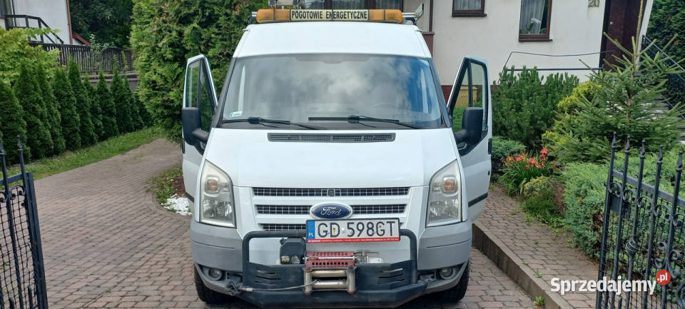 Ford Transit 4X4 Webasto Wciągarka Bagażnik biały Gdańsk