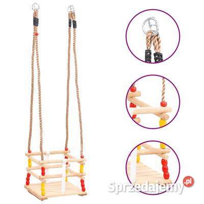vidaXL Huśtawka dziecięca z pasem bezpieczeństwa
