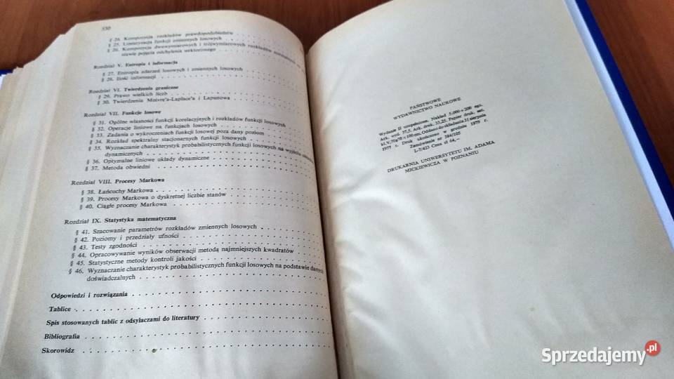 Rachunek prawdopodobieństwa w zadaniach i Książki naukowe i popularnonaukowe Gdańsk