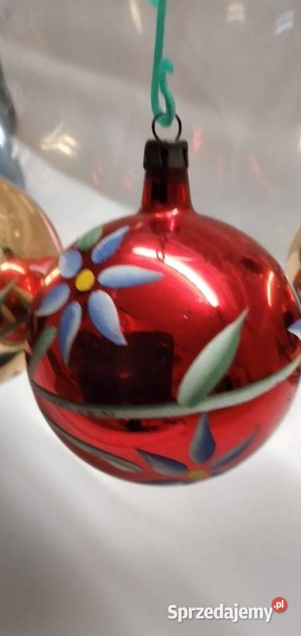 bombki choinkowe PRL Bukowno