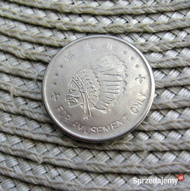 Żeton Głowa Indianina Rozrywki Kalisz