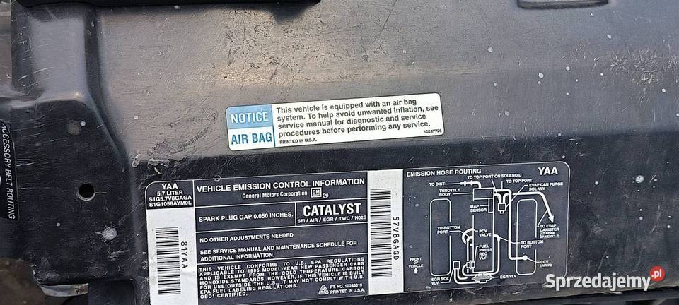 PAS PRZEDNI CHEVROLET CORVETTE C4 LIFT kujawsko-pomorskie Lipno