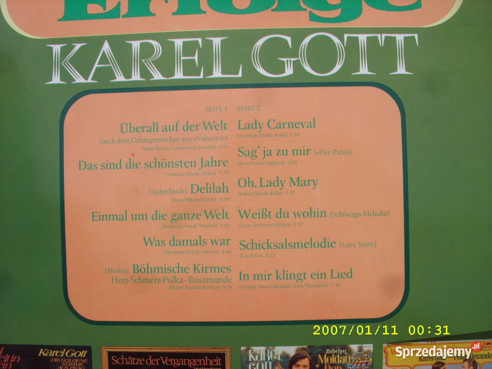 Pop LP KAREL GOTT 4 Plyty winylowe Wołów