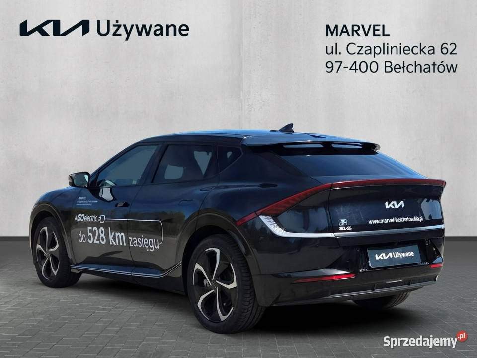 Kia EV6 229 Wersja PLUS Pakiety Serwis ASO Fv23 światła do jazdy dziennej Bełchatów