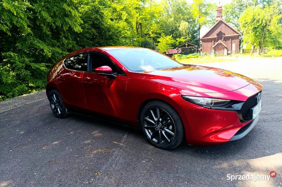 Mazda 3 III 20SkyactivG 122 20tkm Navi Kamery garażowany małopolskie