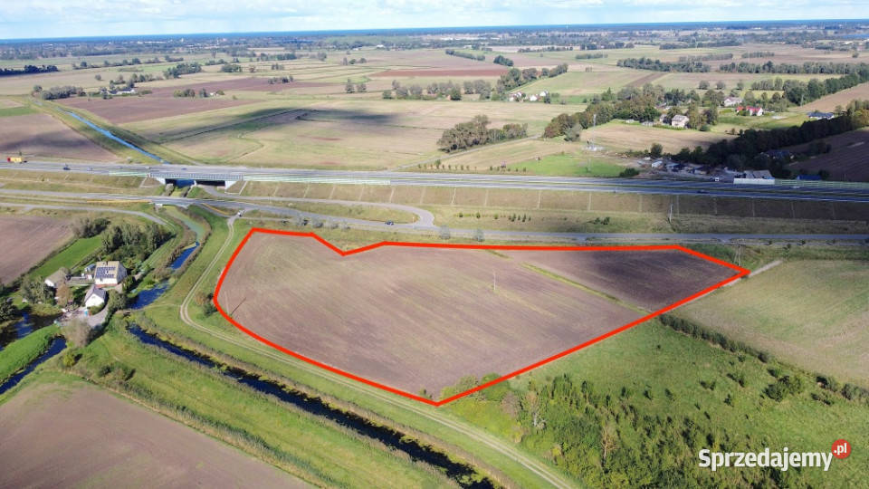 25 ha S7 teren inwestycyjny magazynowy 10 min pomorskie