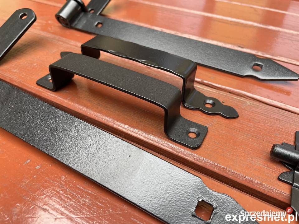 Zestaw 4 zawias pasowy 300mm zasuwka do drzwi Żywiec