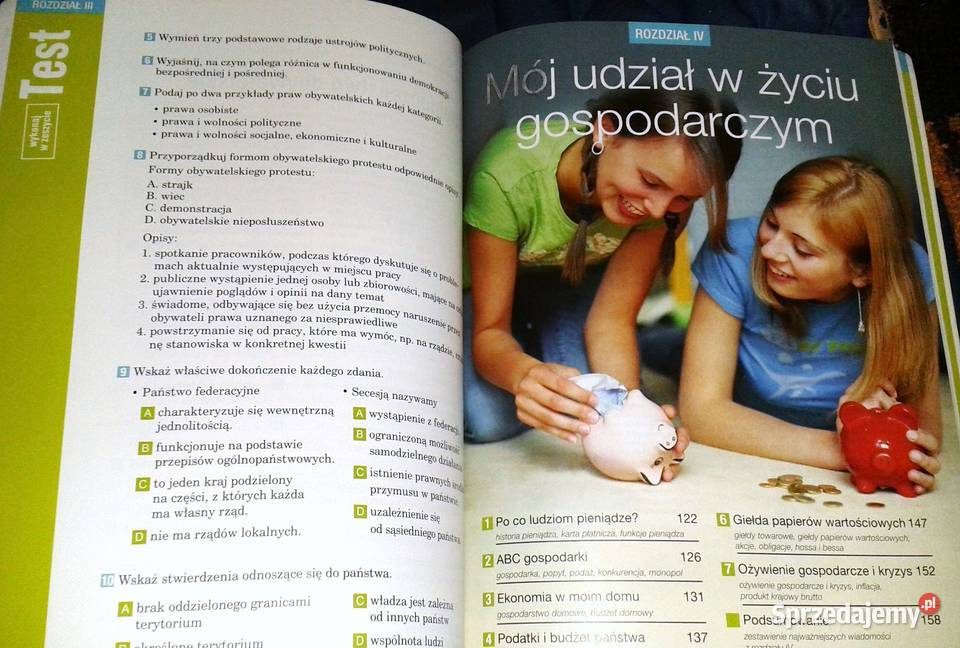 Dziś i jutro 1 Podręcznik WOS Iwona Janicka Chełm sprzedam