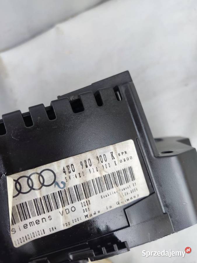 AUDI A8 D3 40 TDI LICZNIK ZEGARY PRĘDKOŚCIOMIERZ mazowieckie Radom