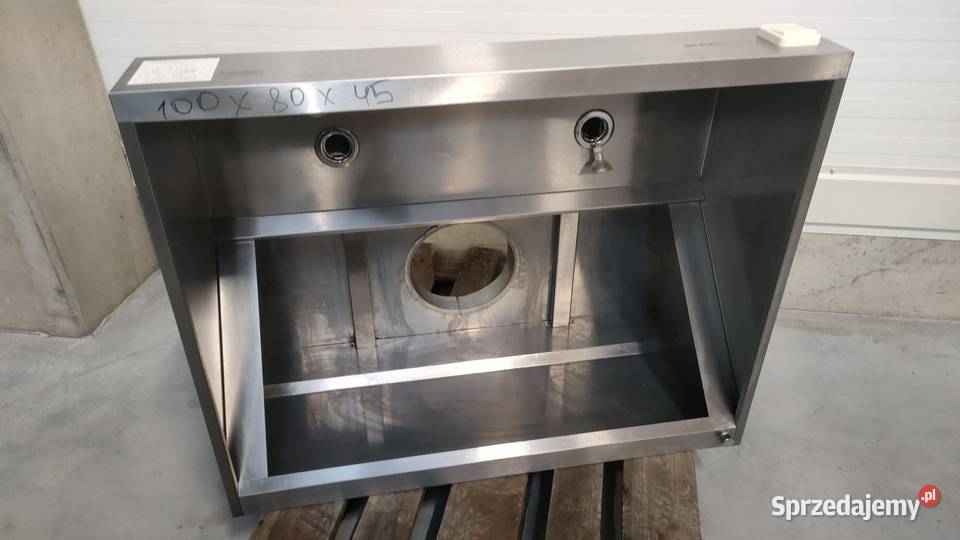Okap przyścienny trapezowy 100x80x45 Wrocław