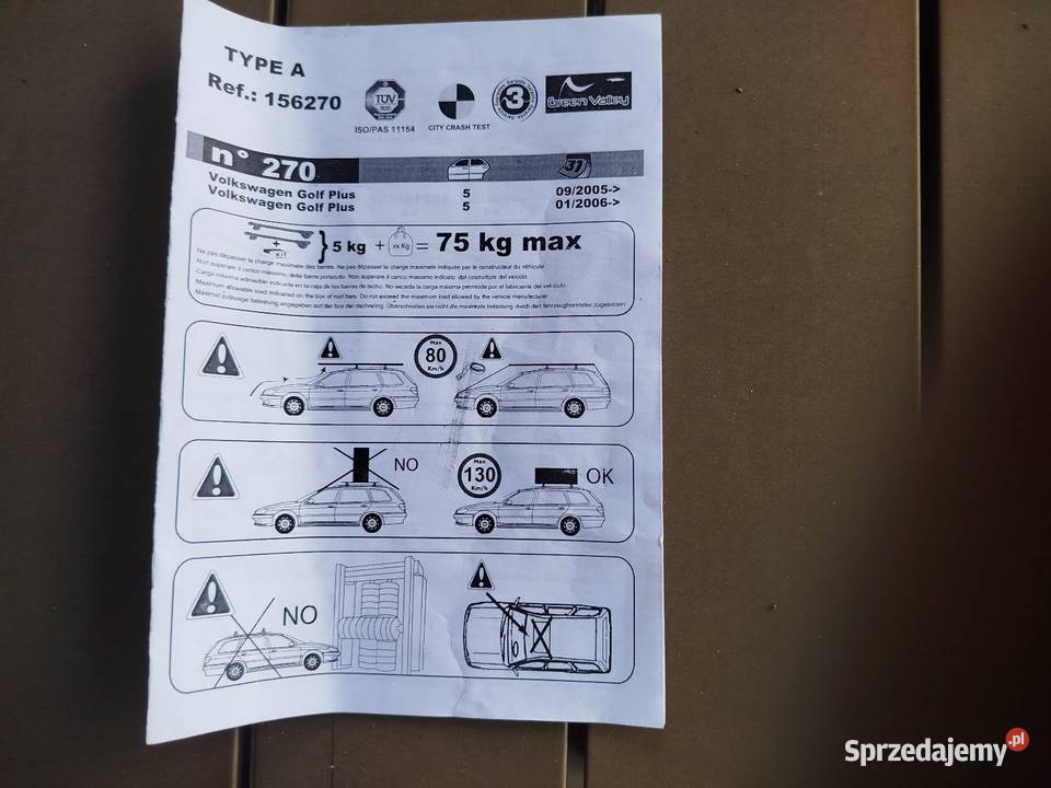 Bagażnik dachowy Bagażniki Łódź