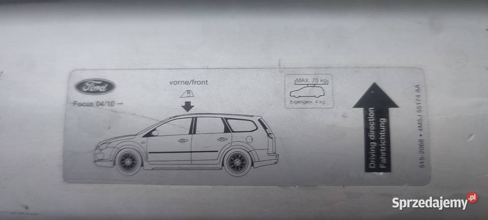 Oryginalne belki w relingi Ford Focus MK2 Krosno
