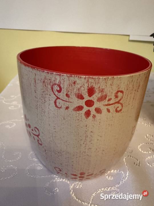 Donica Doniczka ze Sztucznymi Kwiatami