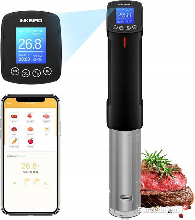 INKBIRD termostat zanurzeniowy Sous Vide Stick Myszyniec sprzedam