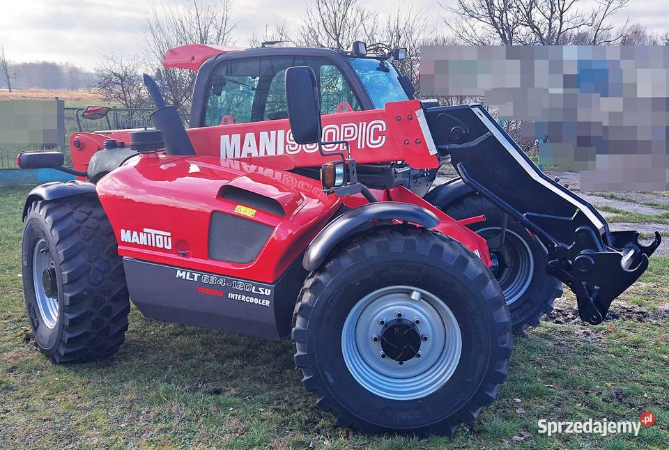Manitou ładowarka teleskopowa nowe opony Wręczyca Wielka