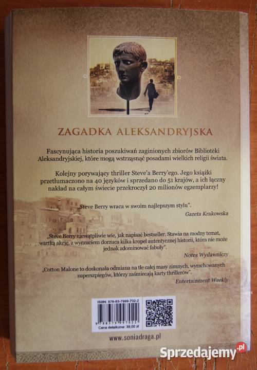 Steve Berry Zagadka aleksandryjska Parczew