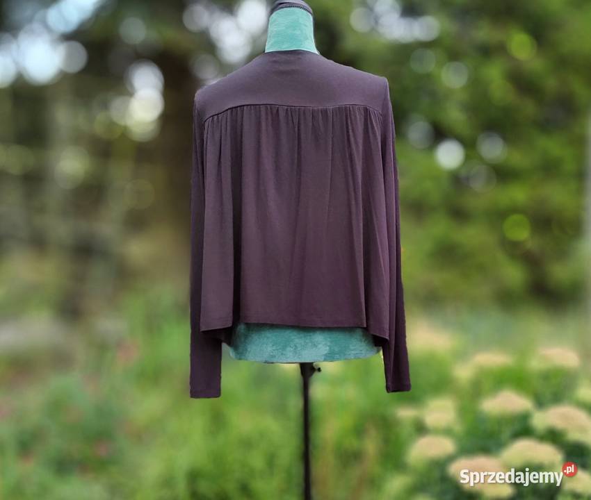 Narzutka HM czarna S 36 wiskoza waterfall Rozmiar 36(S) Szczecin sprzedam