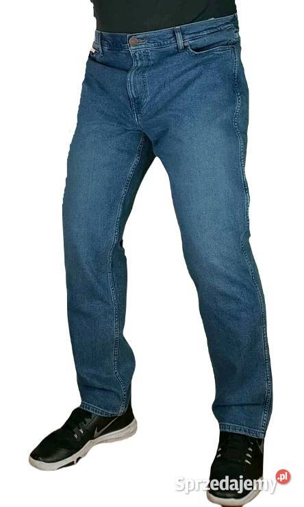 Męskie jeansy Wrangler Greensboro Regular śląskie
