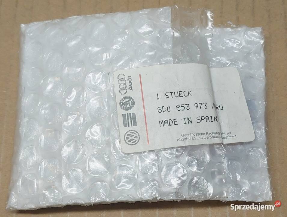 LISTWA BŁOTNIKA LEWY PRZÓD AUDI A4 B5 8D0853973 Karoseria Mielęcin