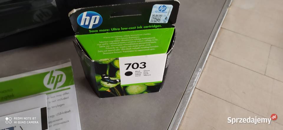 drukarka hp deskjet F735 plus tusz czarny