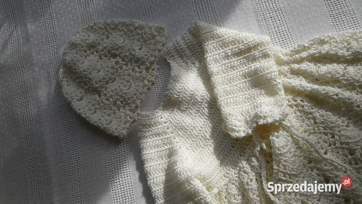 Koronkowa czapeczka dziewczynki Lubin